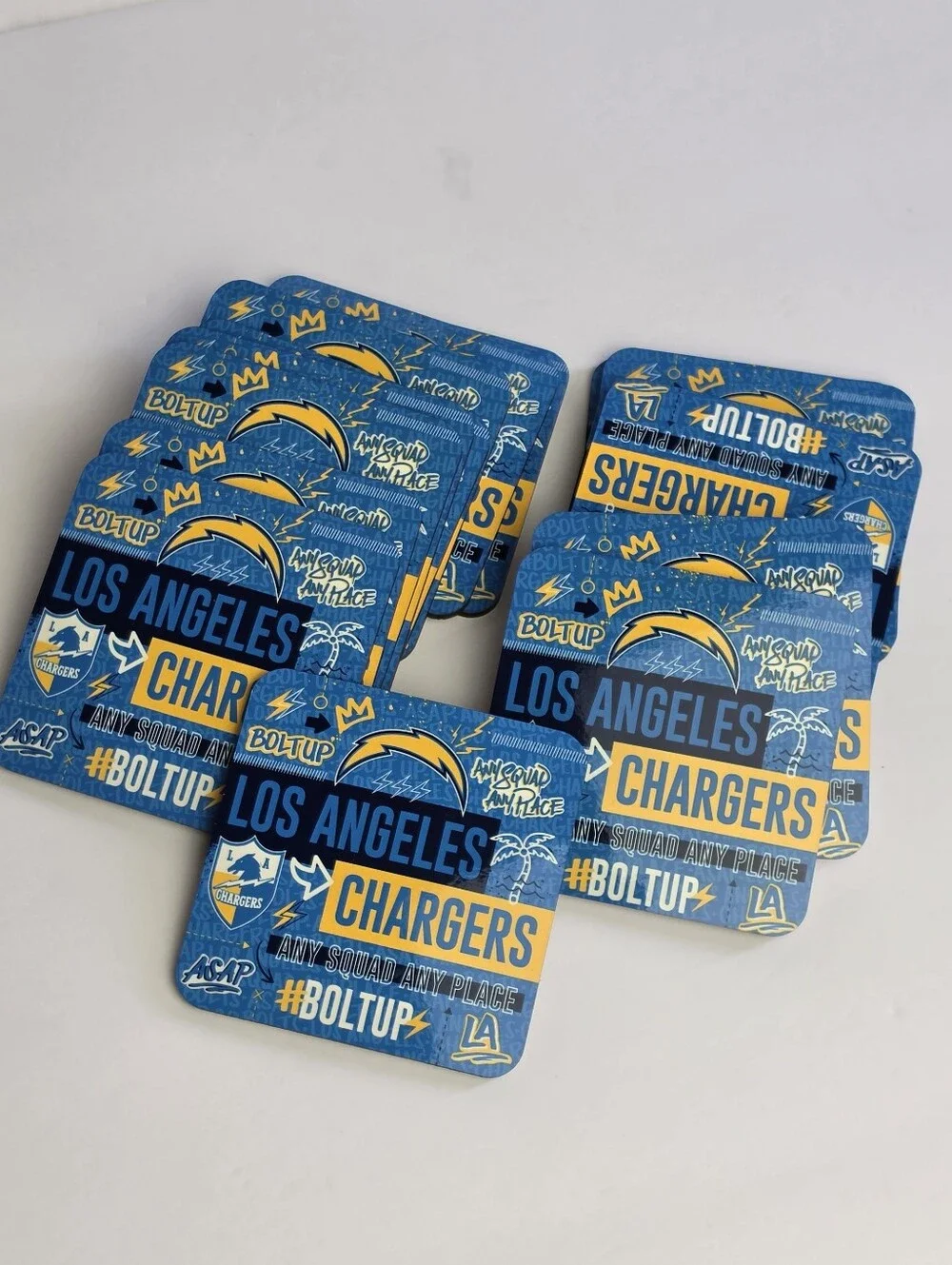Los Angeles Chargers Official Synthetic Cork Coasters 4